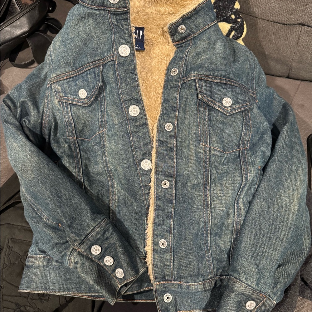 GAP Cream Sherpa Jacket